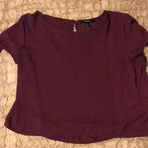 Dark purple crop too